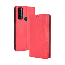 Load image into Gallery viewer, Magnetic Buckle Retro Crazy Horse Texture Horizontal Flip Leather Case with Holder &amp; Card Slots &amp; Photo Frame, For Motorola Moto G60 / Moto G40 Fusion, For OPPO Realme C11 2021 / Realme C20 / Realme C20a, For OPPO Reno5 A, For TCL 20 5G / 20S / 20L / 2...