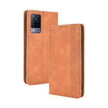 Load image into Gallery viewer, Magnetic Buckle Retro Crazy Horse Texture Horizontal Flip Leather Case with Holder &amp; Card Slots &amp; Photo Frame, For Motorola Moto G60 / Moto G40 Fusion, For OPPO Realme C11 2021 / Realme C20 / Realme C20a, For OPPO Reno5 A, For TCL 20 5G / 20S / 20L / 2...