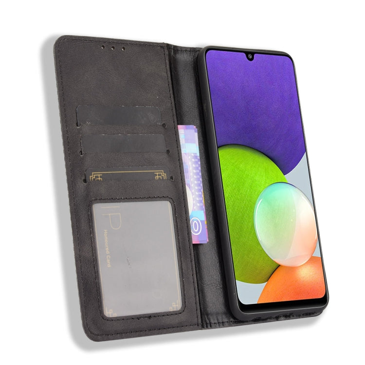Magnetic Buckle Retro Crazy Horse Texture Horizontal Flip Leather Case with Holder & Card Slots & Photo Frame, For Samsung Galaxy A22 4G, For Samsung Galaxy F52 5G, For Sony Xperia 5 III, For Sony Xperia Ace II, For Sharp Aquos R6, For Xiaomi Mi Mix Fo...