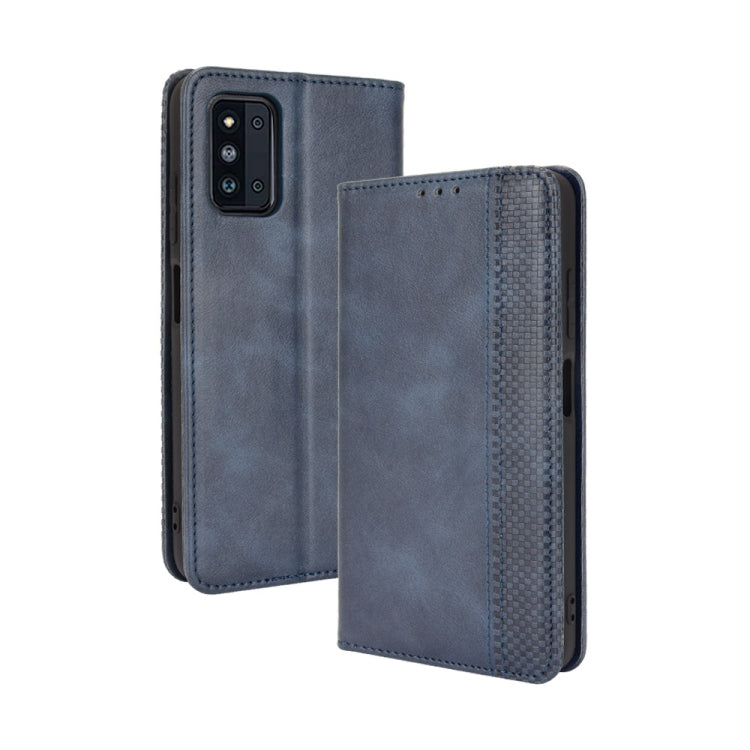 Magnetic Buckle Retro Crazy Horse Texture Horizontal Flip Leather Case with Holder & Card Slots & Photo Frame, For Samsung Galaxy A22 4G, For Samsung Galaxy F52 5G, For Sony Xperia 5 III, For Sony Xperia Ace II, For Sharp Aquos R6, For Xiaomi Mi Mix Fo...
