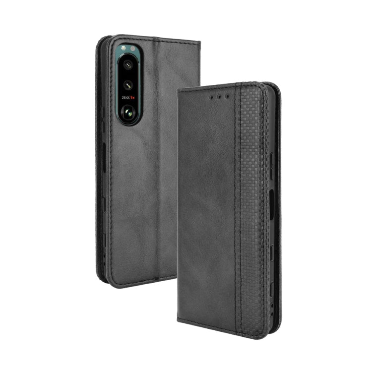 Magnetic Buckle Retro Crazy Horse Texture Horizontal Flip Leather Case with Holder & Card Slots & Photo Frame, For Samsung Galaxy F52 5G, For Sony Xperia 5 III, For Sony Xperia Ace II, For Sharp Aquos R6, For Xiaomi Mi Mix Fold, For ZTE Libero 5G      ...