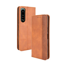 Load image into Gallery viewer, Magnetic Buckle Retro Crazy Horse Texture Horizontal Flip Leather Case with Holder &amp; Card Slots &amp; Photo Frame, For Samsung Galaxy F52 5G, For Sony Xperia 5 III, For Sony Xperia Ace II, For Sharp Aquos R6, For Xiaomi Mi Mix Fold, For ZTE Libero 5G      ...
