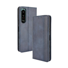 Load image into Gallery viewer, Magnetic Buckle Retro Crazy Horse Texture Horizontal Flip Leather Case with Holder &amp; Card Slots &amp; Photo Frame, For Samsung Galaxy A22 4G, For Samsung Galaxy F52 5G, For Sony Xperia 5 III, For Sony Xperia Ace II, For Sharp Aquos R6, For Xiaomi Mi Mix Fo...
