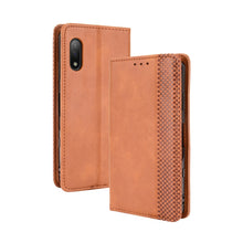 Load image into Gallery viewer, Magnetic Buckle Retro Crazy Horse Texture Horizontal Flip Leather Case with Holder &amp; Card Slots &amp; Photo Frame, For Samsung Galaxy F52 5G, For Sony Xperia 5 III, For Sony Xperia Ace II, For Sharp Aquos R6, For Xiaomi Mi Mix Fold, For ZTE Libero 5G      ...
