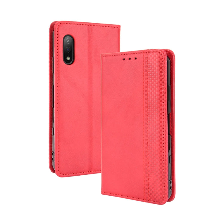 Magnetic Buckle Retro Crazy Horse Texture Horizontal Flip Leather Case with Holder & Card Slots & Photo Frame, For Samsung Galaxy A22 4G, For Samsung Galaxy F52 5G, For Sony Xperia 5 III, For Sony Xperia Ace II, For Sharp Aquos R6, For Xiaomi Mi Mix Fo...