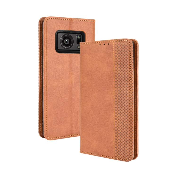 Magnetic Buckle Retro Crazy Horse Texture Horizontal Flip Leather Case with Holder & Card Slots & Photo Frame, For Samsung Galaxy F52 5G, For Sony Xperia 5 III, For Sony Xperia Ace II, For Sharp Aquos R6, For Xiaomi Mi Mix Fold, For ZTE Libero 5G      ...