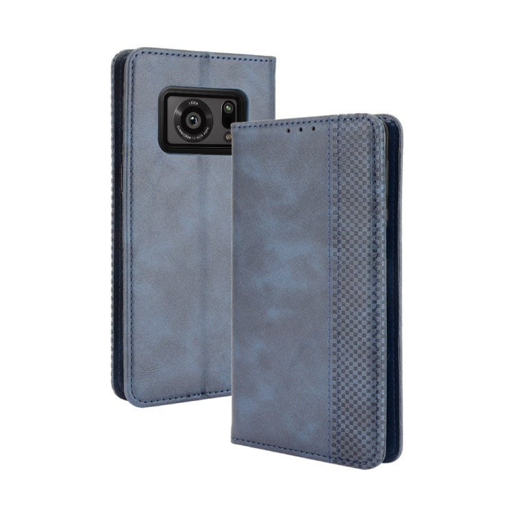 Magnetic Buckle Retro Crazy Horse Texture Horizontal Flip Leather Case with Holder & Card Slots & Photo Frame, For Samsung Galaxy A22 4G, For Samsung Galaxy F52 5G, For Sony Xperia 5 III, For Sony Xperia Ace II, For Sharp Aquos R6, For Xiaomi Mi Mix Fo...