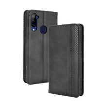 Load image into Gallery viewer, Magnetic Buckle Retro Crazy Horse Texture Horizontal Flip Leather Case with Holder &amp; Card Slots &amp; Photo Frame, For Samsung Galaxy A22 4G, For Samsung Galaxy F52 5G, For Sony Xperia 5 III, For Sony Xperia Ace II, For Sharp Aquos R6, For Xiaomi Mi Mix Fo...