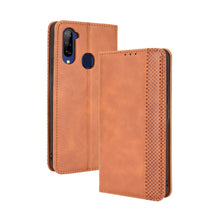 Load image into Gallery viewer, Magnetic Buckle Retro Crazy Horse Texture Horizontal Flip Leather Case with Holder &amp; Card Slots &amp; Photo Frame, For Samsung Galaxy A22 4G, For Samsung Galaxy F52 5G, For Sony Xperia 5 III, For Sony Xperia Ace II, For Sharp Aquos R6, For Xiaomi Mi Mix Fo...
