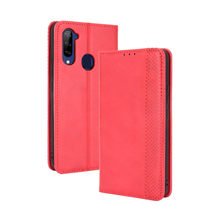 Magnetic Buckle Retro Crazy Horse Texture Horizontal Flip Leather Case with Holder & Card Slots & Photo Frame, For Samsung Galaxy A22 4G, For Samsung Galaxy F52 5G, For Sony Xperia 5 III, For Sony Xperia Ace II, For Sharp Aquos R6, For Xiaomi Mi Mix Fo...