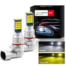 Load image into Gallery viewer, DC9-36V 30W 3000LM IP65 Car LED Double Color Fog Light with 30LEDs SMD-2525 Lamp, 2 PCS V6 880, 2 PCS V6 9005, 2 PCS V6 9006, 2 PCS V6 H4, 2 PCS V6 H7, 2 PCS V6 H10, 2 PCS V6 H11, 2 PCS V6 H16, 2 PCS V6 P13W