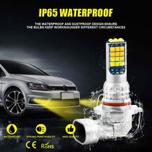 Load image into Gallery viewer, DC9-36V 30W 3000LM IP65 Car LED Double Color Fog Light with 30LEDs SMD-2525 Lamp, 2 PCS V6 880, 2 PCS V6 9005, 2 PCS V6 9006, 2 PCS V6 H4, 2 PCS V6 H7, 2 PCS V6 H10, 2 PCS V6 H11, 2 PCS V6 H16, 2 PCS V6 P13W