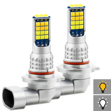 Load image into Gallery viewer, DC9-36V 30W 3000LM IP65 Car LED Double Color Fog Light with 30LEDs SMD-2525 Lamp, 2 PCS V6 880, 2 PCS V6 9005, 2 PCS V6 9006, 2 PCS V6 H4, 2 PCS V6 H7, 2 PCS V6 H10, 2 PCS V6 H11, 2 PCS V6 H16, 2 PCS V6 P13W