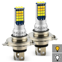 Load image into Gallery viewer, DC9-36V 30W 3000LM IP65 Car LED Double Color Fog Light with 30LEDs SMD-2525 Lamp, 2 PCS V6 880, 2 PCS V6 9005, 2 PCS V6 9006, 2 PCS V6 H4, 2 PCS V6 H7, 2 PCS V6 H10, 2 PCS V6 H11, 2 PCS V6 H16, 2 PCS V6 P13W