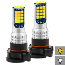 Load image into Gallery viewer, DC9-36V 30W 3000LM IP65 Car LED Double Color Fog Light with 30LEDs SMD-2525 Lamp, 2 PCS V6 880, 2 PCS V6 9005, 2 PCS V6 9006, 2 PCS V6 H4, 2 PCS V6 H7, 2 PCS V6 H10, 2 PCS V6 H11, 2 PCS V6 H16, 2 PCS V6 P13W