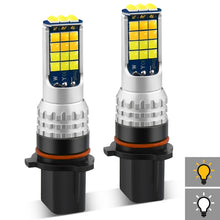 Load image into Gallery viewer, DC9-36V 30W 3000LM IP65 Car LED Double Color Fog Light with 30LEDs SMD-2525 Lamp, 2 PCS V6 880, 2 PCS V6 9005, 2 PCS V6 9006, 2 PCS V6 H4, 2 PCS V6 H7, 2 PCS V6 H10, 2 PCS V6 H11, 2 PCS V6 H16, 2 PCS V6 P13W