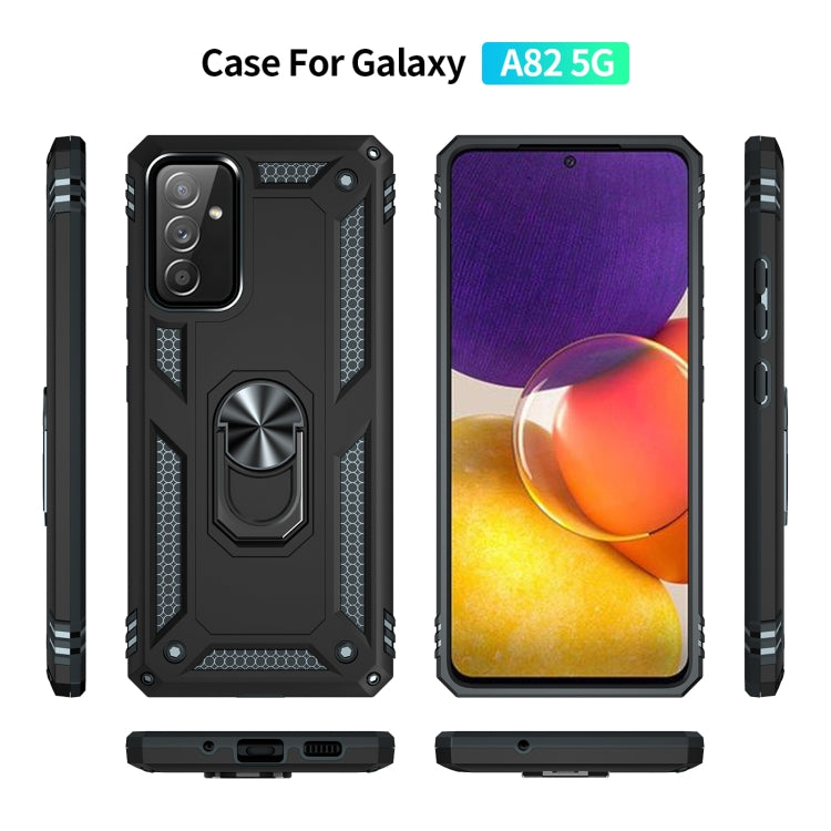 Shockproof TPU + PC Protective Case with 360 Degree Rotating Holder, For Samsung Galaxy A82 5G, For Xiaomi Redmi Note 10 5G