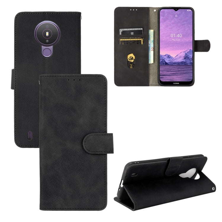 Solid Color Skin Feel Magnetic Buckle Horizontal Flip Calf Texture PU Leather Case with Holder & Card Slots & Wallet, For Nokia 1.4, For Samsung Galaxy A22 4G