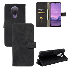 Solid Color Skin Feel Magnetic Buckle Horizontal Flip Calf Texture PU Leather Case with Holder & Card Slots & Wallet, For Nokia 1.4, For Samsung Galaxy A22 4G