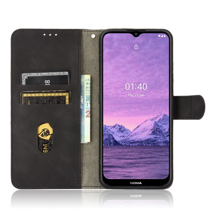 Solid Color Skin Feel Magnetic Buckle Horizontal Flip Calf Texture PU Leather Case with Holder & Card Slots & Wallet, For Nokia 1.4, For Samsung Galaxy A22 4G