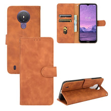 Load image into Gallery viewer, Solid Color Skin Feel Magnetic Buckle Horizontal Flip Calf Texture PU Leather Case with Holder &amp; Card Slots &amp; Wallet, For Nokia 1.4, For Samsung Galaxy A22 4G