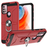 War-god Armor TPU + PC Shockproof Magnetic Protective Case with Ring Holder, For LG K53, For Motorola Moto E7 Power 2021, For Motorola Moto G 5G / One 5G Ace, For Motorola Moto G Play 2021, For Motorola Moto G Power 2021, For Motorola Moto G Stylus 202...