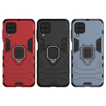 Load image into Gallery viewer, Shockproof PC + TPU Protective Case with Magnetic Ring Holder, For Samsung Galaxy M12