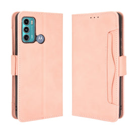 Skin Feel Calf Pattern Horizontal Flip Leather Case with Holder & Card Slots & Photo Frame, For Motorola Moto G40 Fusion / Moto G60, For OPPO Realme C11 2021 / C20 / C20A, For OPPO Reno5 A, For TCL 20 5G / 20S, For TCL 20 Pro 5G, For TCL 20 SE         ...