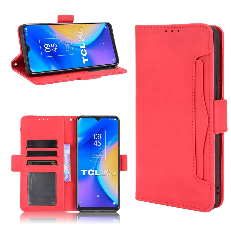 Skin Feel Calf Pattern Horizontal Flip Leather Case with Holder & Card Slots & Photo Frame, For Motorola Moto G40 Fusion / Moto G60, For OPPO Realme C11 2021 / C20 / C20A, For OPPO Reno5 A, For TCL 20 5G / 20S, For TCL 20 Pro 5G, For TCL 20 SE         ...