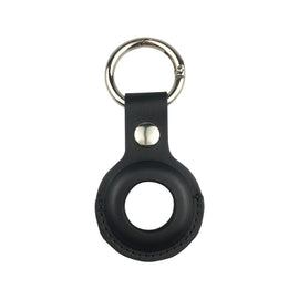 Shockproof Anti-scratch Leather Protective Case Cover Key Chain with Hang Loop For AirTag