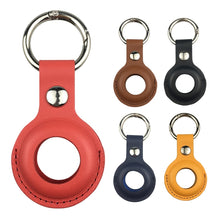 Load image into Gallery viewer, Shockproof Anti-scratch Leather Protective Case Cover Key Chain with Hang Loop For AirTag