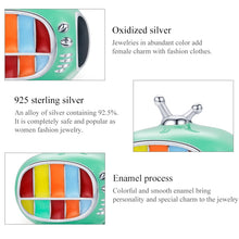 Load image into Gallery viewer, S925 Sterling Silver Mini Color TV Beads DIY Bracelet Necklace Accessories, Mini Color TV