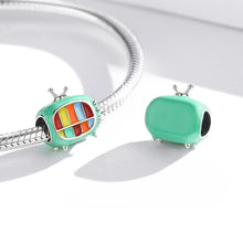 Load image into Gallery viewer, S925 Sterling Silver Mini Color TV Beads DIY Bracelet Necklace Accessories, Mini Color TV