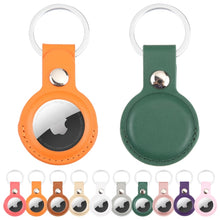 Load image into Gallery viewer, For AirTag Shockproof Anti-scratch Leather Protective Case Cover with Hang Loop Key Chain