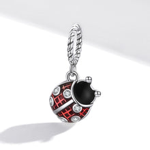 Load image into Gallery viewer, S925 Sterling Silver Ladybug Pendant DIY Bracelet Necklace Accessories, Ladybug Pendant