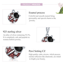 Load image into Gallery viewer, S925 Sterling Silver Ladybug Pendant DIY Bracelet Necklace Accessories, Ladybug Pendant