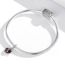 Load image into Gallery viewer, S925 Sterling Silver Ladybug Pendant DIY Bracelet Necklace Accessories, Ladybug Pendant