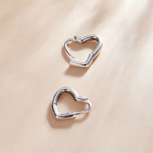 Load image into Gallery viewer, S925 Sterling Silver Heart-shaped Hollow Ear Stud Women Earrings, Heart-shaped Hollow(Silver), Heart-shaped Hollow(Gold)