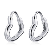 Load image into Gallery viewer, S925 Sterling Silver Heart-shaped Hollow Ear Stud Women Earrings, Heart-shaped Hollow(Gold), Heart-shaped Hollow(Silver)