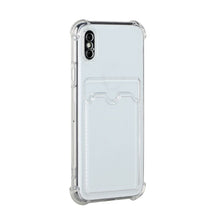 Load image into Gallery viewer, TPU Dropproof Protective Back Case with Card Slot, For iPhone 8 Plus / 7 Plus, For iPhone SE 2022 / SE 2020 / 8 / 7, For iPhone XS / X, For iPhone XR, For iPhone XS Max