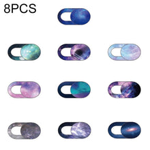Load image into Gallery viewer, 8 PCS Universal Oval Shape Design WebCam Cover Camera Cover for Desktop, Laptop, Tablet, Phones, Color Random