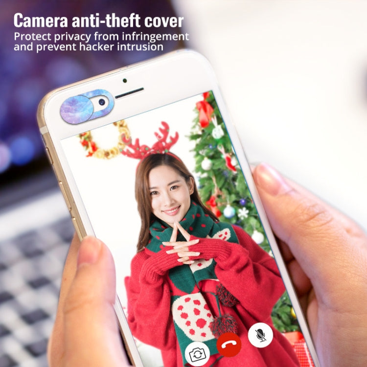 8 PCS Universal Oval Shape Design WebCam Cover Camera Cover for Desktop, Laptop, Tablet, Phones, Color Random