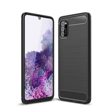 Load image into Gallery viewer, Brushed Texture Carbon Fiber TPU Case, For Samsung Galaxy A03s 164mm