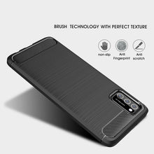 Load image into Gallery viewer, Brushed Texture Carbon Fiber TPU Case, For Samsung Galaxy A03s 164mm