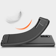 Load image into Gallery viewer, Brushed Texture Carbon Fiber TPU Case, For Samsung Galaxy A03s 164mm