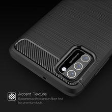 Load image into Gallery viewer, Brushed Texture Carbon Fiber TPU Case, For Samsung Galaxy A03s 164mm