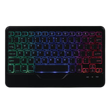 Load image into Gallery viewer, B011S Splittable Backlight Bluetooth Keyboard Leather Case with Triangle Holder &amp; Pen Slot, For iPad 9.7 2018 &amp; 2017 / Pro 9.7 / Air 2, For iPad 10.2 2020 &amp; 2019 / Pro 10.5 inch / Air 3 10.5 inch                                                         ...