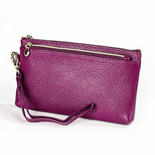 Load image into Gallery viewer, Ladies Multifunctional Cowhide Zipper Coin Purse Car Key Case