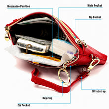 Load image into Gallery viewer, Ladies Multifunctional Cowhide Zipper Coin Purse Car Key Case