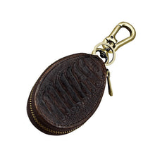 Load image into Gallery viewer, Vintage Leather Hanging Waist Universal Car Key Case, Vintage Leather Coffee